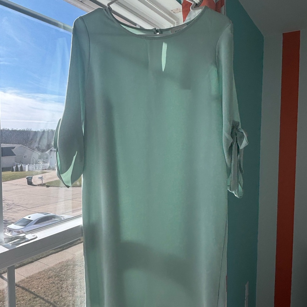 Sage Mint Long Sleeve Dress
